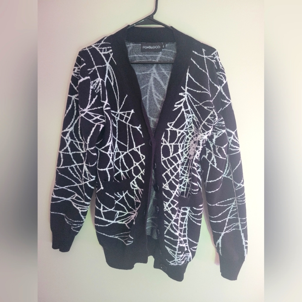 FOXBLOOD Spiderweb Cardigan